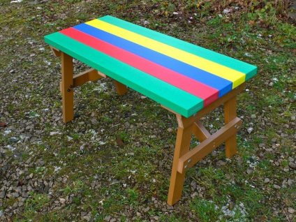 Thames Child's Multicoloured Outdoor Garden Table - Recycled Plastic
